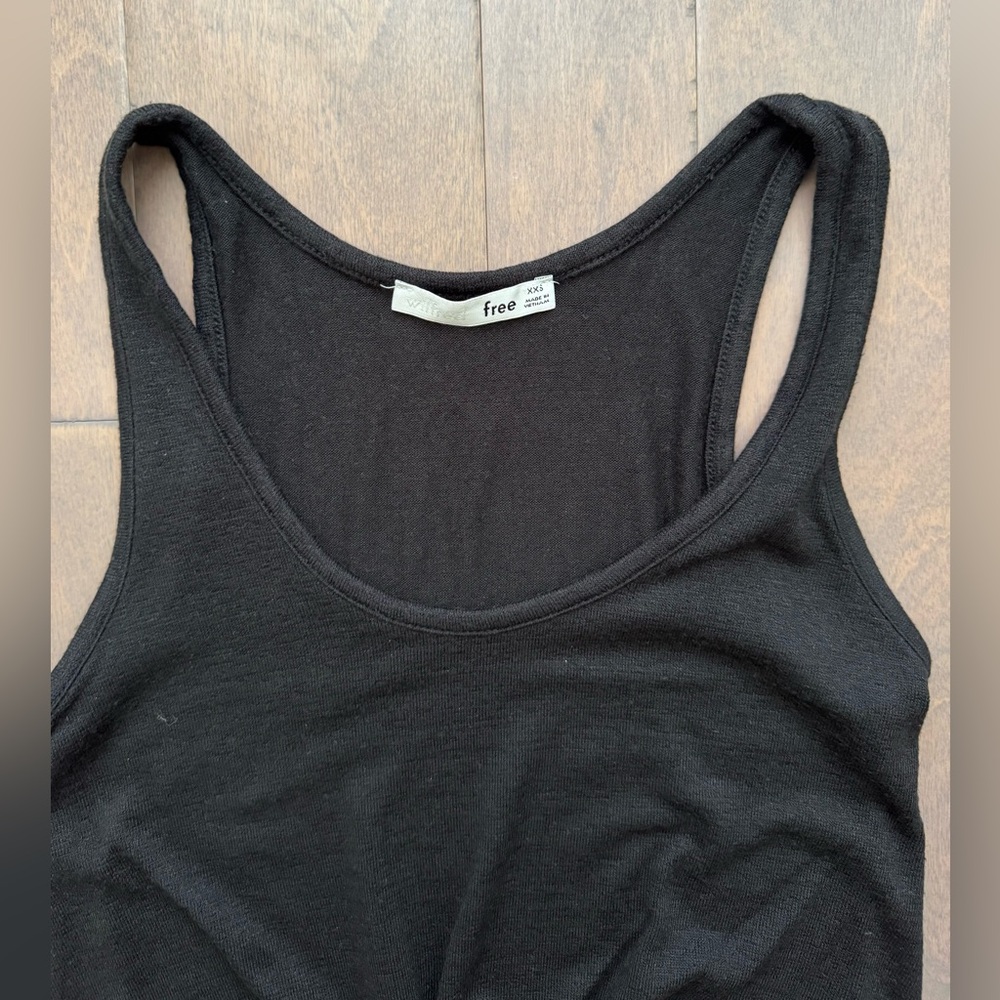 Aritzia Wilfred Free Tie Front Knot Tank - Picture 4 of 9
